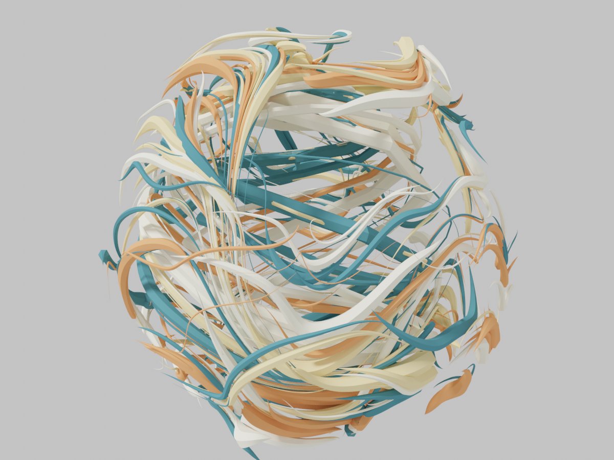 messy sphere curves