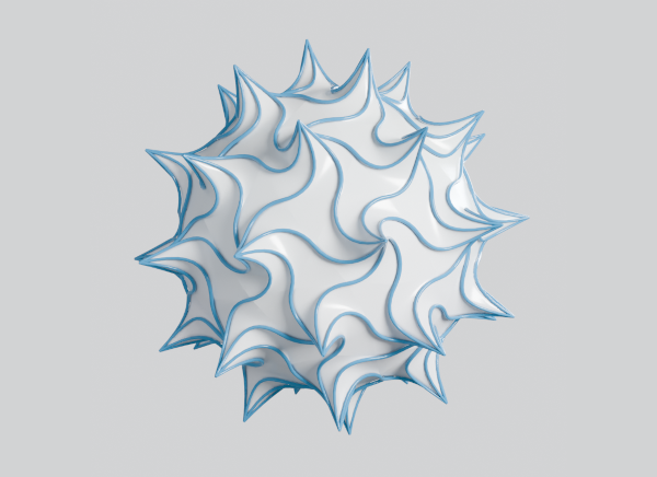 twisted icosahedron spikes